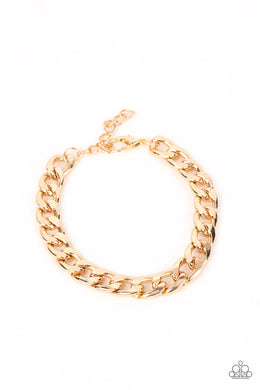 Knock, Knock, KNOCKOUT - Gold Urban Bracelet