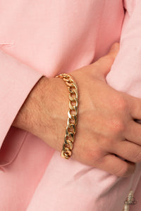 Knock, Knock, KNOCKOUT - Gold Urban Bracelet