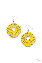 Load image into Gallery viewer, SPOKE Too Soon - Yellow Earrings