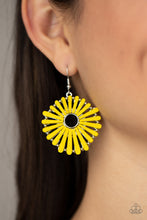 Load image into Gallery viewer, SPOKE Too Soon - Yellow Earrings