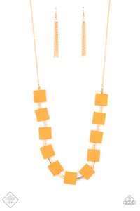 Hello, Material Girl - Orange Necklace Set