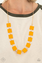 Load image into Gallery viewer, Hello, Material Girl - Orange Necklace Set