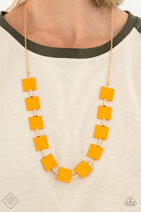 Hello, Material Girl - Orange Necklace Set