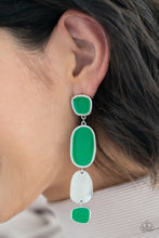 Load image into Gallery viewer, All Out Allure - Green Earrings