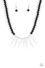 Load image into Gallery viewer, Icy Intimidation - Black Necklace Set