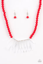 Load image into Gallery viewer, Icy Intimidation - Red Necklace Set