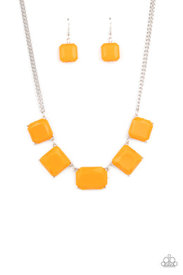 Instant Mood Booster - Orange Necklace Set