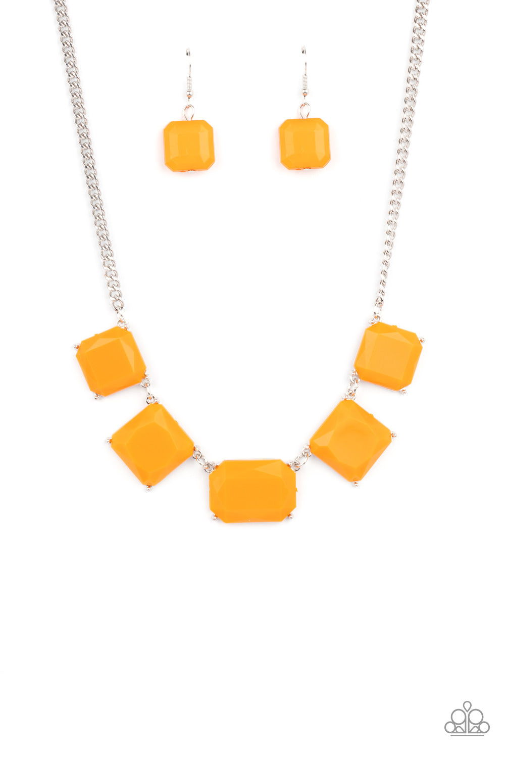 Instant Mood Booster - Orange Necklace Set