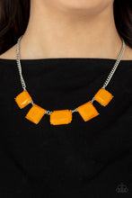 Load image into Gallery viewer, Instant Mood Booster - Orange Necklace Set