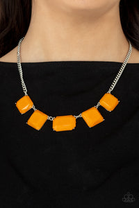 Instant Mood Booster - Orange Necklace Set