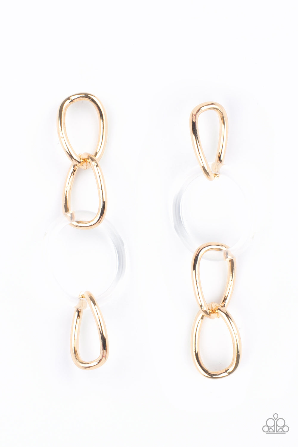 Talk In Circles - Gold Earrings