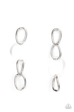 Load image into Gallery viewer, Talk In Circles - White Earrings