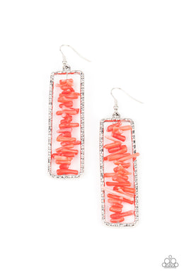 Don’t QUARRY, Be Happy - Red Earrings