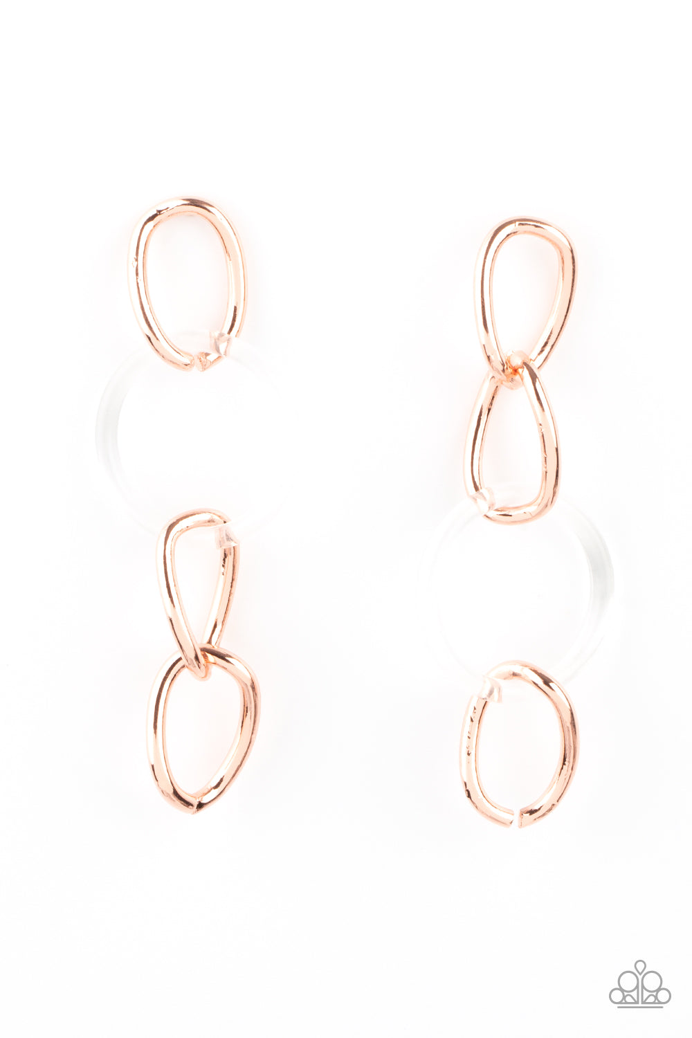 Talk In Circles - Copper Earrings