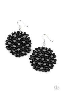 Summer Escapade - Black Earrings