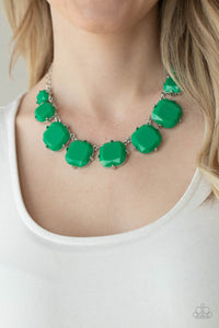 Prismatic Prima Donna - Green Necklace Set