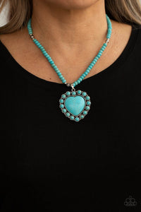 A Heart Of Stone - Blue Necklace Set