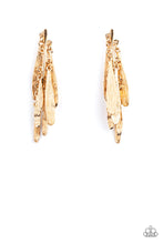 Load image into Gallery viewer, Pursuing The Plumes - Gold Earrings