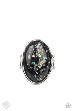 Load image into Gallery viewer, Glittery With Envy - Black Ring