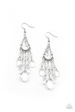 Load image into Gallery viewer, Paid Vacation - White Earrings