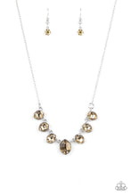 Load image into Gallery viewer, Material Girl Glamour - Brown Necklace Set