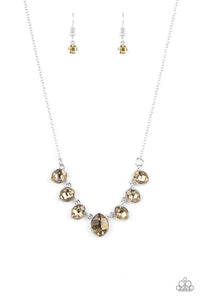 Material Girl Glamour - Brown Necklace Set