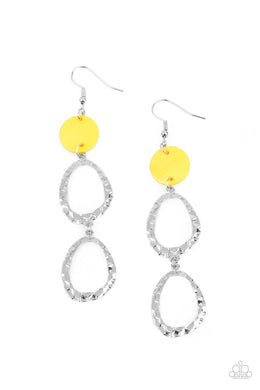 Surfside Shimmer - Yellow Earrings