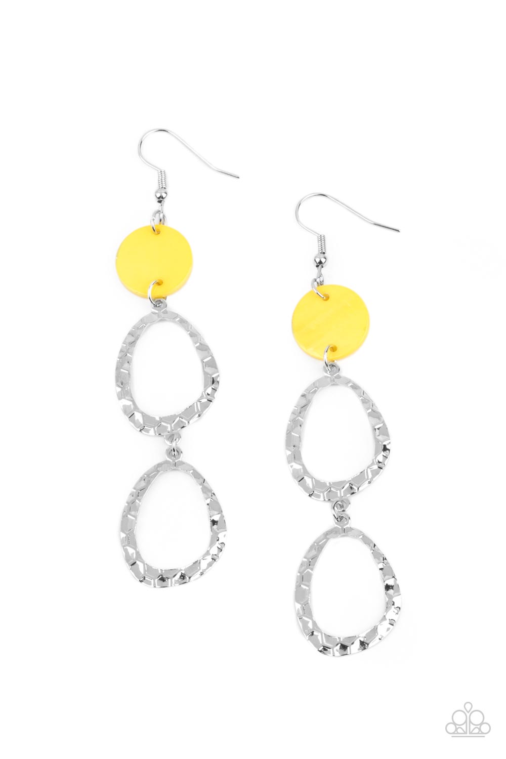 Surfside Shimmer - Yellow Earrings