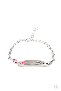 Mom Always Knows - Pink Bracelet