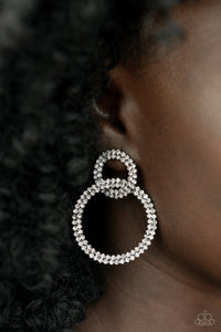 Intensely Icy - Black Earrings