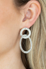 Load image into Gallery viewer, Intensely Icy - White Earrings