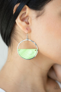 Seashore Vibes - Green Earrings