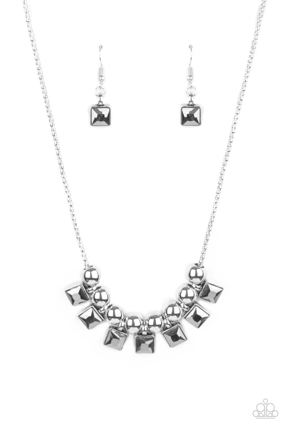 Graciously Audacious - Silver Necklace Set