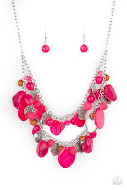 Spring Goddess - Pink Necklace Set