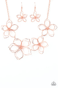 Flower Garden Fashionista - Copper Necklace Set