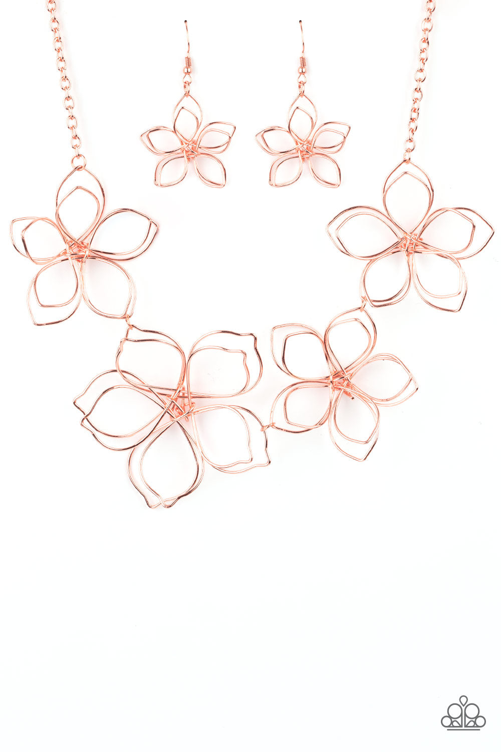 Flower Garden Fashionista - Copper Necklace Set