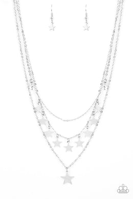 Americana Girl - Silver Necklace Set