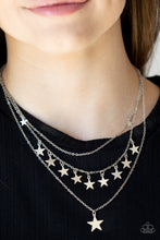 Load image into Gallery viewer, Americana Girl - Silver Necklace Set