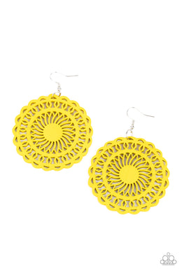 Island Sun - Yellow Earrings