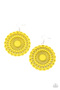 Island Sun - Yellow Earrings