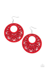 Load image into Gallery viewer, Tropical Reef - Red Earrings