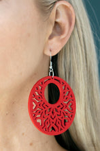 Load image into Gallery viewer, Tropical Reef - Red Earrings