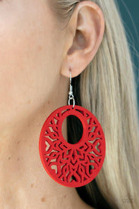 Tropical Reef - Red Earrings