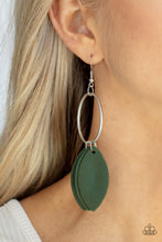 Load image into Gallery viewer, Leafy Laguna - Green Earrings