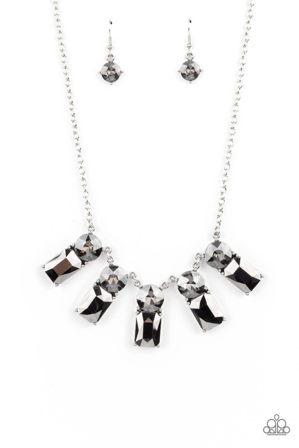 Celestial Royal - Silver Necklace Set