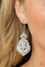 Load image into Gallery viewer, Royal Hustle - White Earrings