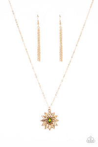 Formal Florals - Gold Necklace Set