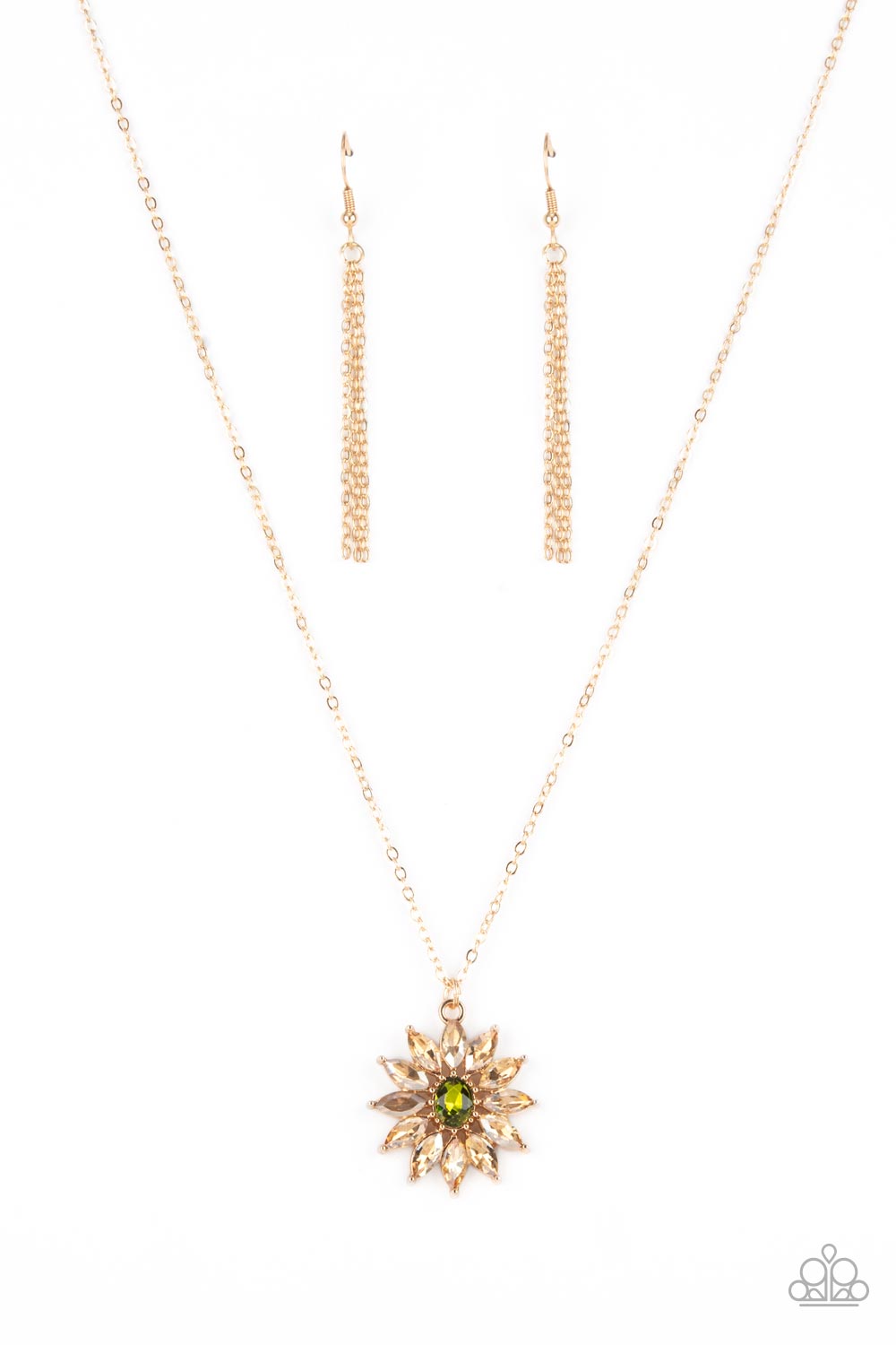 Formal Florals - Gold Necklace Set