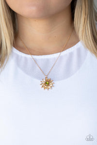 Formal Florals - Gold Necklace Set