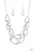 Load image into Gallery viewer, Game OVAL - Silver Necklace Set